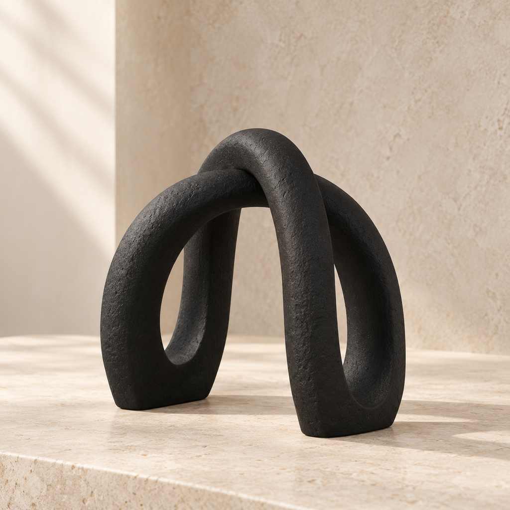 Objet minimaliste en résine