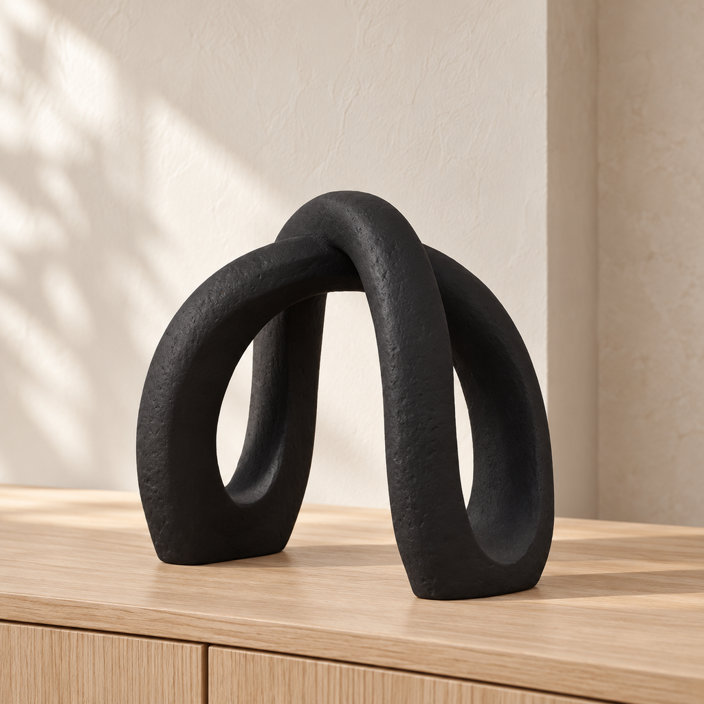 Objet minimaliste en résine