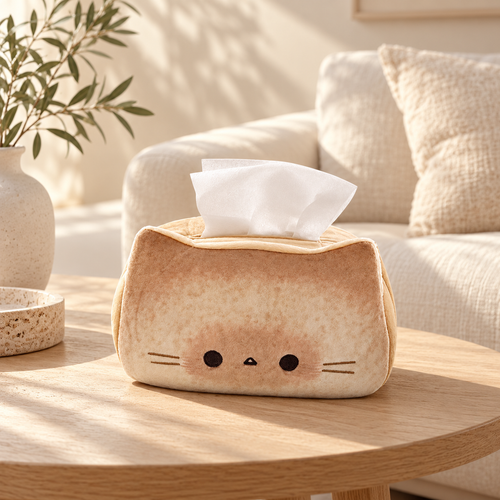 Cat Bread Tissue Box