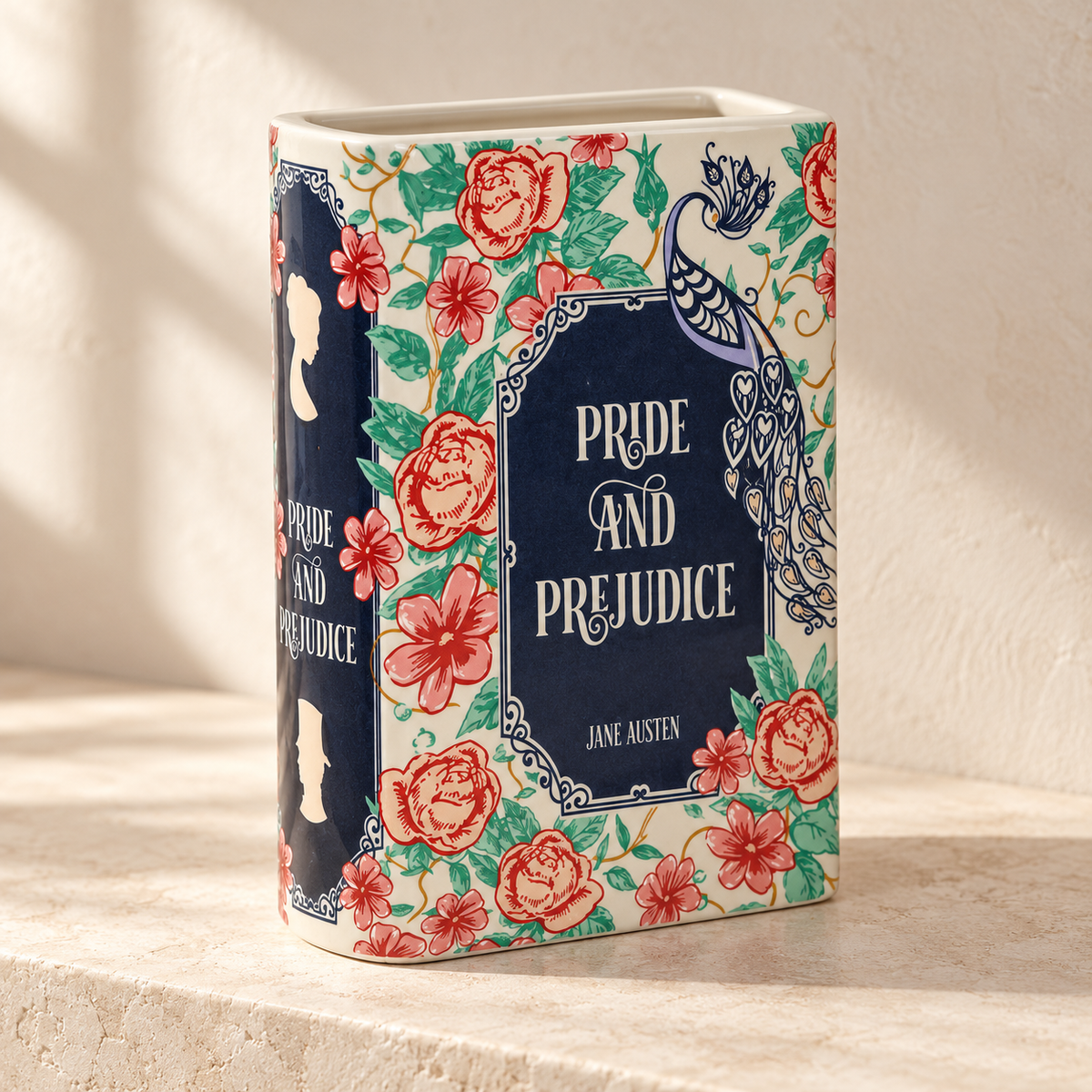 Ceramic Book Vase