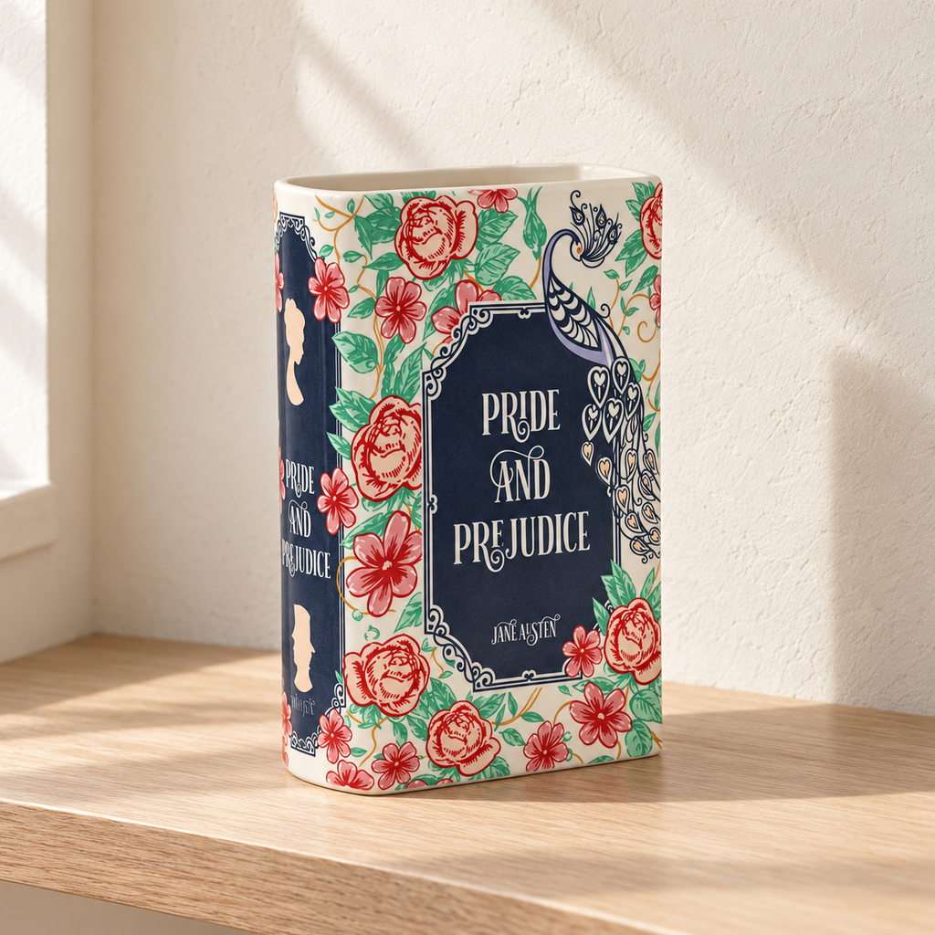 Ceramic Book Vase