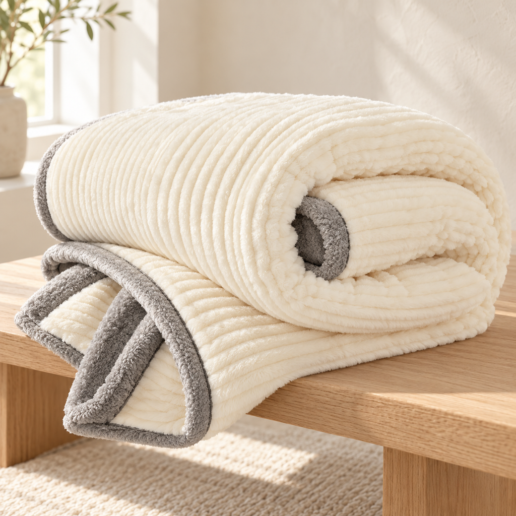 Faux Rabbit Fur Blanket