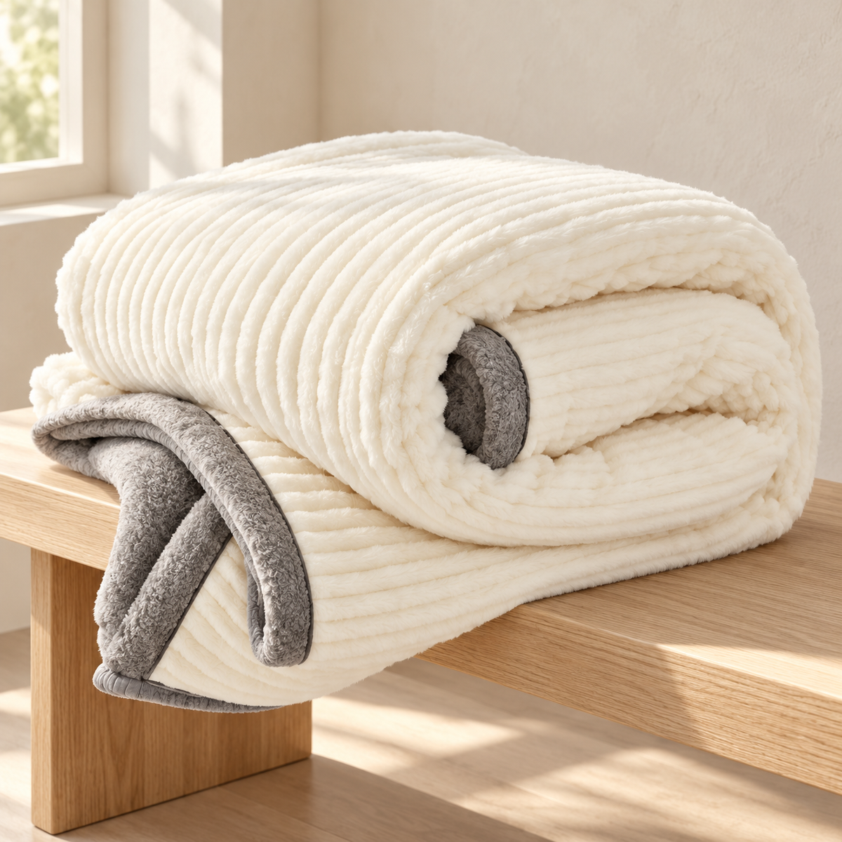 Faux Rabbit Fur Blanket