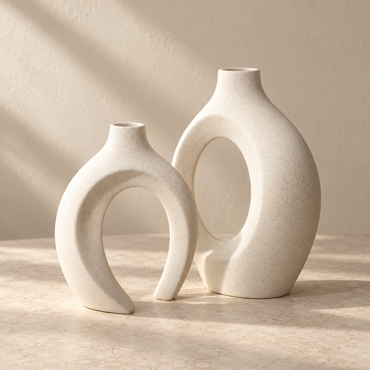 Ceramic Vase Duo