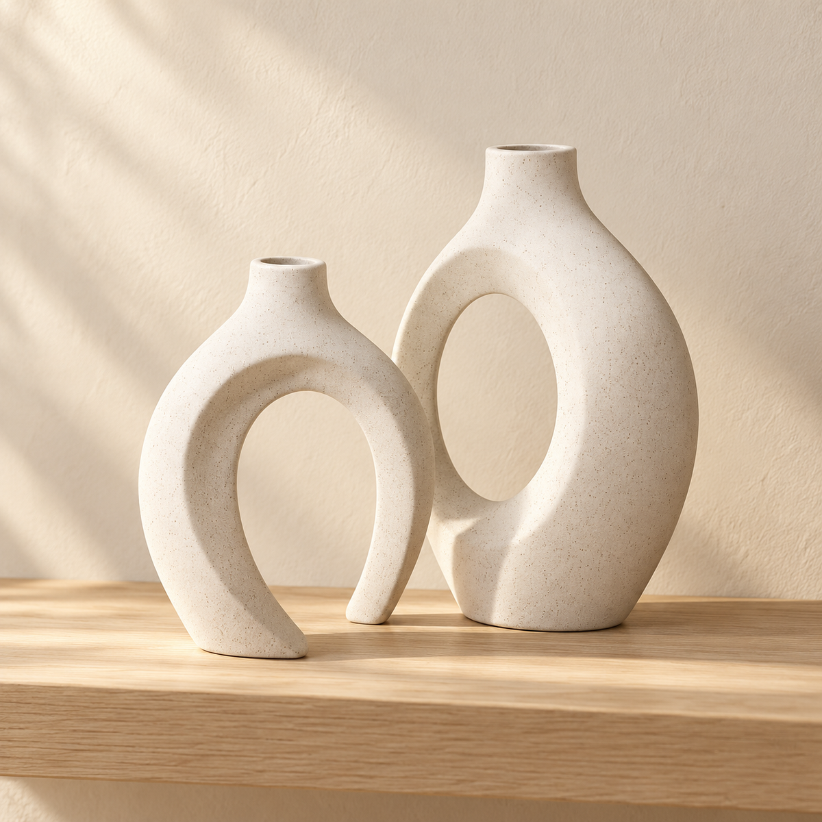Ceramic Vase Duo