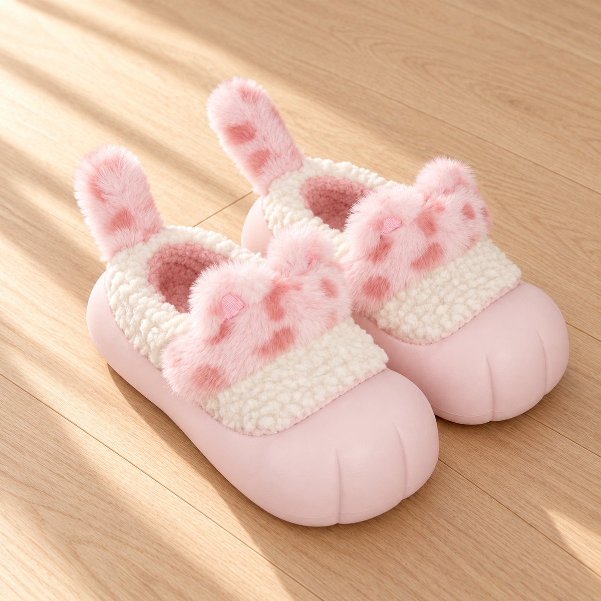 Pink Paw Slippers